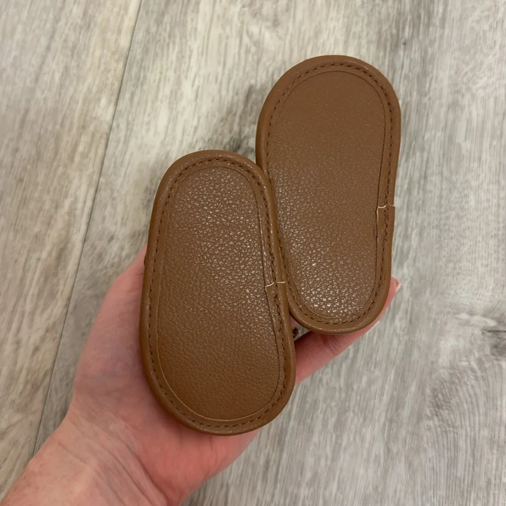 Janie and Jack infant size one boys brown sandals